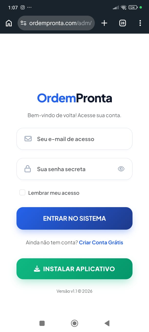 Passo 1 - Acessar o sistema
