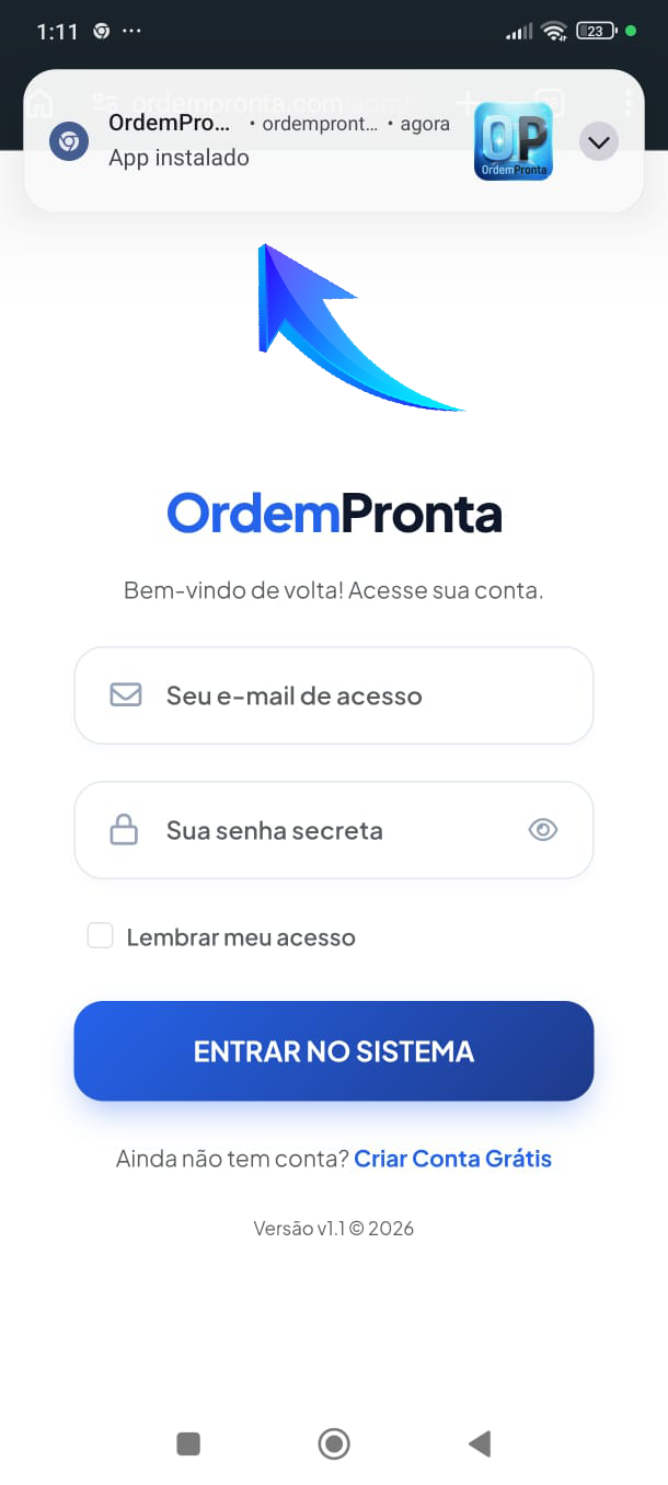 Passo 4 - Confirmação